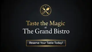 AI Ads | Taste The Magic | The Grand Bistro | #ai #aivideo #food