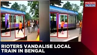 Rioters Vandalise Local Train In Bengal's Nadia During Protest Against Prophet Remark| Breaking News