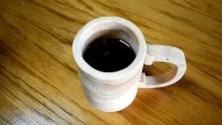 Fabrication d'une tasse en bois de palette/ How to make a wooden pallet cup