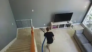 Removing spots from carpet fibers
