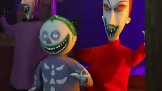 HalloweenCostumes.com 2025 The Nightmare before Christmas Lock Shock and Barrel Animatronic