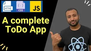 javascript bangla tutorial 94 : mini project 5 | A complete todo App (part-1)