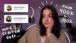 i was popular on youtube... why i started over.