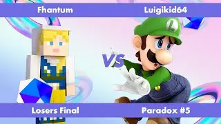 Paradox #5 - Fhantum (Steve) vs Luigikid64 (Luigi) - Losers Final - SSBU
