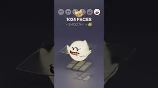 Mario 👻 Boo Jelly into Face Change 3D simulation 🪄✨