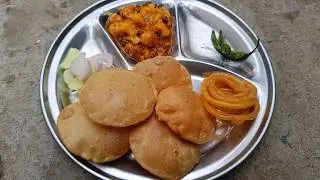 बिहार का फेमस नाश्ता कचौड़ी सब्जी जलेबी हर सुबह घंटों तक भीड़ | Kachori Sabji Recipe | Kachori Sabji