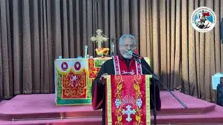 Rev. Fr. Dr. A.S. Isaac Parapallil at St. Mary's. George Malankara Catholic Mission, Luton