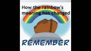 When rainbows were a sign of hope, rather than a symbol of degeneracy