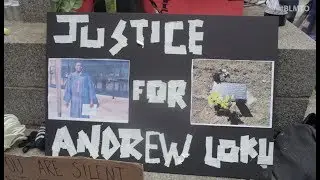 Black Lives Matter Toronto Holds Press Conference at Andrew Loku Inquest