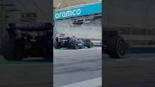 First outing for the Williams FW46 #f1 #formula1 #williamsf1 #2024