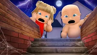 Baby & Girlfriend Find SECRET ROOM Under House!