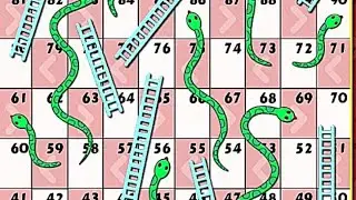 Snakes and ladders | classic ludo game | snake ladder 🐍 | gaming | snakes and ladders game play