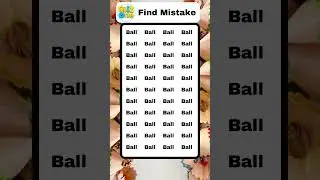 Find the mistake #shorts #quizone #mistakechallenge #oddoneoutpuzzle