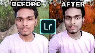 Lightroom orange 🍊 effect || How to make android photo into gloomy orange || _SAMEERAJ_