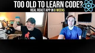 🔴 Coding at 45 - His first react app.