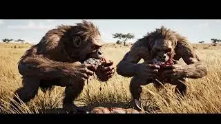 Prehistoric Survival Early Humans vs Wild Animals  Stone Age Battles#video