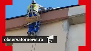Reacţia pensionarei din Galaţi care era să omoare un alpinist utilitar, după ce a tras de corzi