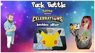 PACK BATTLE Pokemon Celebrations Lunchbox edition // MOST EXPENSIVE PULLS WIN