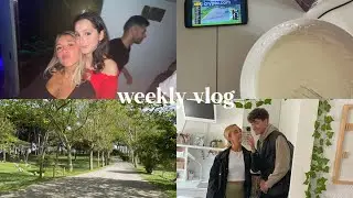 estudiando, unboxings y paseos con mamá || weekly vlog