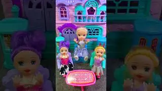Satisfying Unboxing Purple Barbie Doll House Playset | Sofa Set & Table Toys Collection Review  ASMR