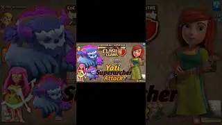 New Attack Strategy Yeti Super Archer || (Clash Of Clans) @sumit007yt #coc