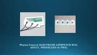 Physio-Control ELECTRODE LIFEPATCH ECG, ADULT, PREGELLED (4/PKG)