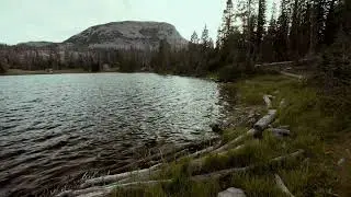 Ruth Lake (Uinta National Forest) Utah (4K) Calming Lake Scene (Alpine Lake)