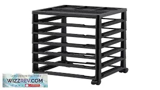 VEVOR Rolling Cart for Crafts  Mobile Art Supply Organizer