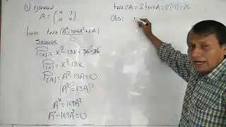 POLINOMIO CARACTERÍSTICO  - Propiedades de los Determinantes (Lección 5)