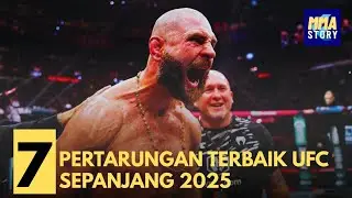 7 Pertarungan UFC Terbaik Sepanjang 2025! Versi  MMA Story