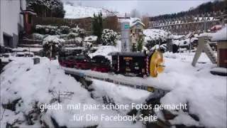 Winter 2017 auf der Lgb Maienstein / Unwetter Warnung im Erzgebirge  /40cm Neuschnee