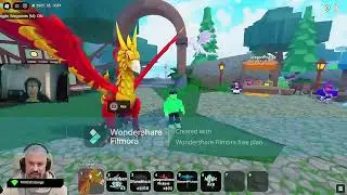 Dragonboy reacts to tiny turtle's dragon fire Roblox game