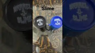 barrel O slime blue and black color