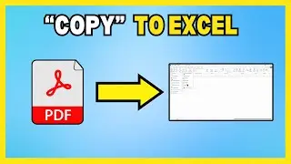 How To Copy  PDF Data To  Excel [IN 30 SECONDS]