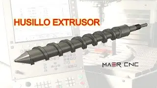 ¿COMO DIBUJAR HUSILLO EXTRUSOR? (MAQUINA INYECTORA DE PLASTICOS)
