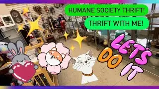 Let&rsquo;s Thrift For The Animals! Thrift With Me At Humane Society Thrift! ++ HAUL