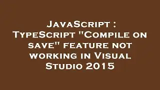 JavaScript : TypeScript 