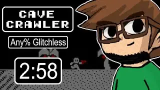 [PB!] [2:58] Cave Crawler (Any% Glitchless) speedrun
