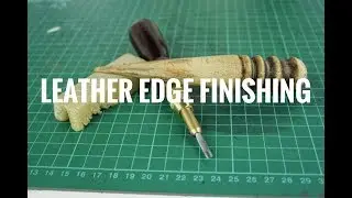 6. Leather Edge Finishing