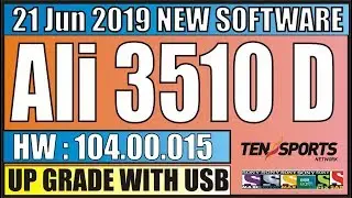 Ali 3510d New Software 2019 HW 104 00 015 Upgrade With USB By FRIEND4U