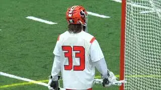 Liam Entenmann vs. Drake Porter - Save Edit - Notre Dame vs. Syracuse lacrosse - 4/3/2021