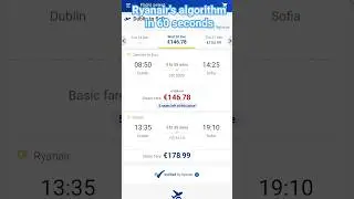 How Ryanair's fare algorithm works explained | When to book winter flights #ryanair #travelhack