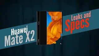 Huawei Mate X2 - Leaked first look - 16mp front facing | inward bending Double display | Kirin 9000