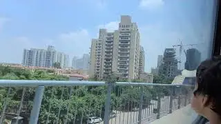 DLF phase 3 metro to Sec 55-56 metro | Gurugram Rapid metro tour | Golf course Road