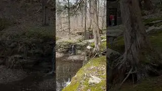 Natural swimming pool built in the 30&rsquo;s, filled by a spring cave. #caving