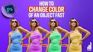 How to Change Color in Photoshop (AI & Manual Methods) | Adobe Photoshop Tutorial