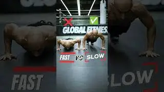 push up workout slow and fast 💪 best home workout #pushups #homeworkout #shorts
