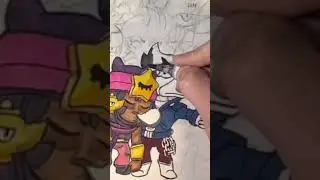 Day 6 Drawing EVERY Brawler🤯 - Crow #shorts #brawlstars #drawing