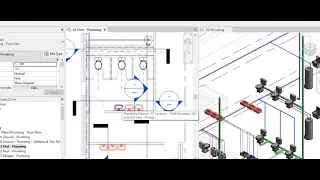 Learn to Connect Water Closets in Revit - Piping, fittings, etc..