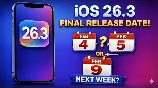 Дата выхода финальной версии iOS 26.3 подтверждена! (Возможна ли RC-версия?)